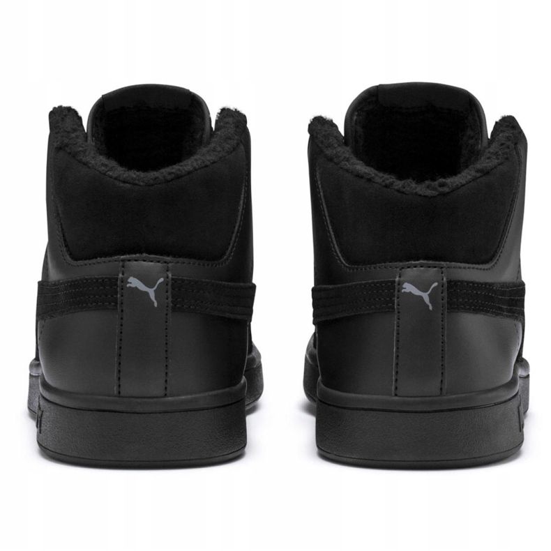 Puma Smash v2 Mid Wtr M 367338 03 sort gul 2