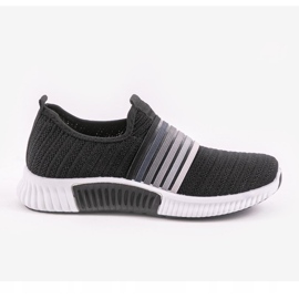 Sorte TL502 slip-on sportssko 1