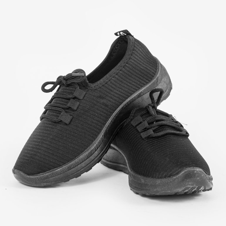LR005-0 sorte slip-on sportssko 2