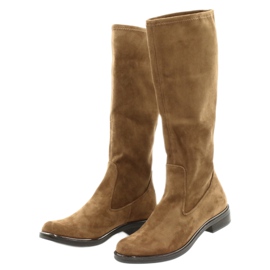 Caprice 25512 cognac stretch støvler til kvinder brun 2