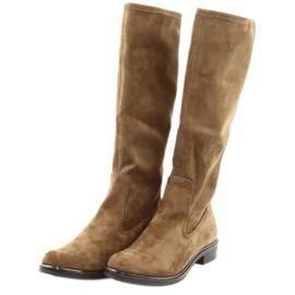 Caprice 25512 cognac stretch støvler til kvinder brun 3