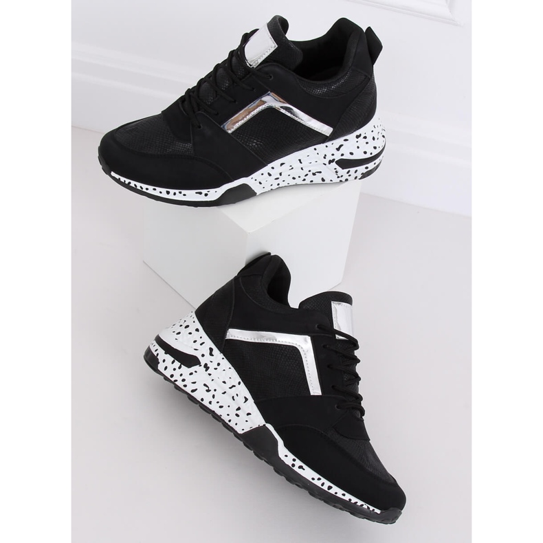 Sorte sorte sportssko C131 Negro 2
