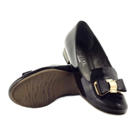 Pumps til kvinder Kotyl 3404 sort guld 7
