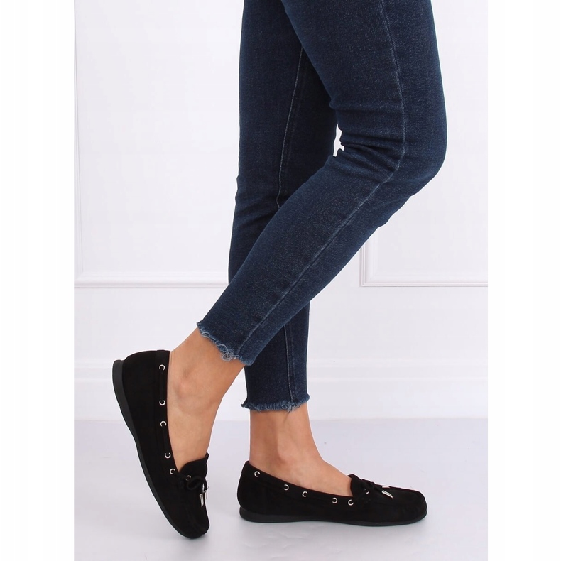 Sorte kvinders loafers RQ-1 Sort 1