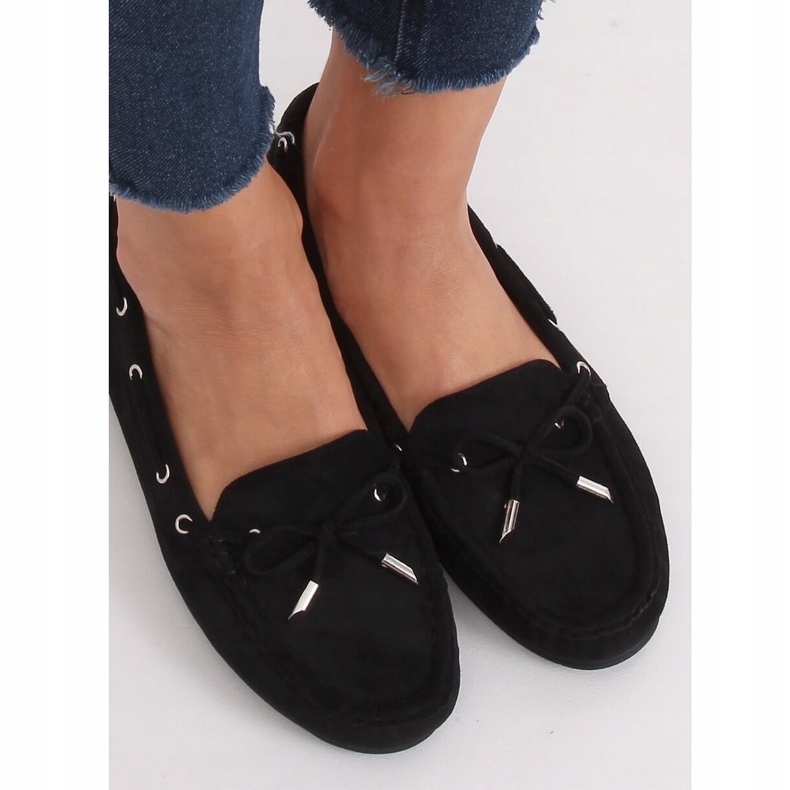 Sorte kvinders loafers RQ-1 Sort 2