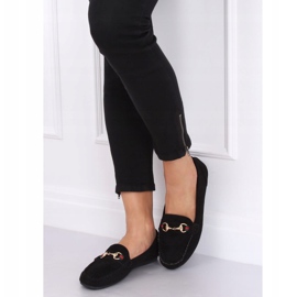 Sorte kvinders loafers CH-1M16 Sort 1