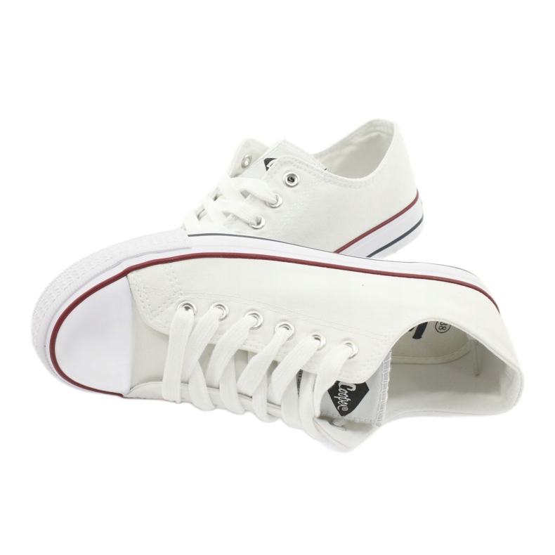 Hvide Lee Cooper bundne vogne 4