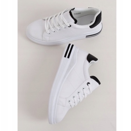Hvide damesneakers LG20 HVID / SORT 1