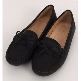 Sorte kvinders loafers 9F182 Sort 1