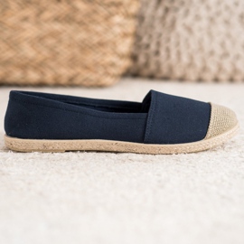 Trendy marineblå Espadrilles 2