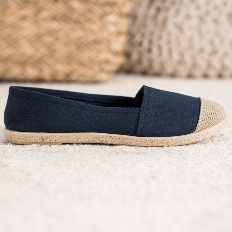 Trendy marineblå Espadrilles 2