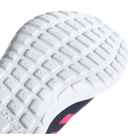Adidas Lite Racer Cln Jr BB7045 sko marineblå lyserød 3