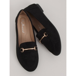 Sorte kvinders loafers 88-385 Sort 2