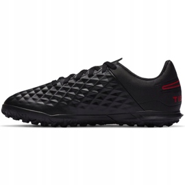 Nike Tiempo Legend 8 Club Tf Jr AT5883 060 fodboldstøvler flerfarvet sort 2