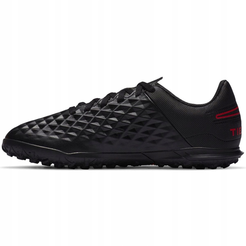 Nike Tiempo Legend 8 Club Tf Jr AT5883 060 fodboldstøvler flerfarvet sort 2
