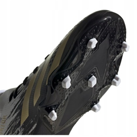 Adidas Predator 20.3 Fg Jr FW9215 fodboldstøvler grå/sølv, hvid, sort, guld hvid 1