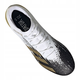 Adidas Predator 20.3 L Fg M FW9197 fodboldstøvler hvid hvidt guld 1