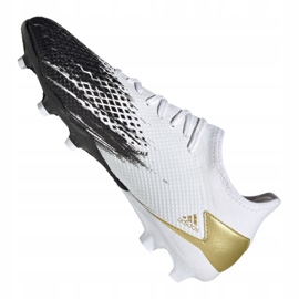 Adidas Predator 20.3 L Fg M FW9197 fodboldstøvler hvid hvidt guld 5