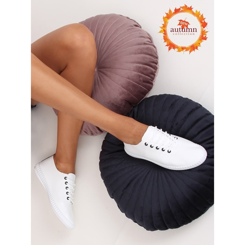 Kvinders sort / hvide sneakers 6165 Sort 1