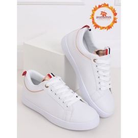 Hvide damesneakers B0-501 WHITE / CHAMPAGNE 1