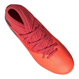 Adidas Nemeziz 19.3 Fg Jr EH0492 fodboldstøvler rød rød 4