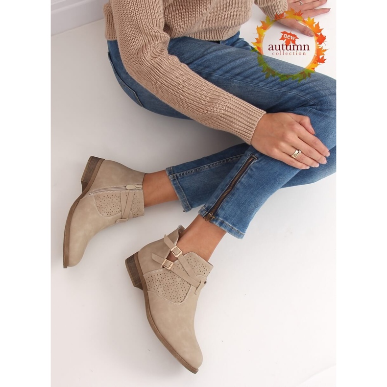 Beige sko til kvinder CH2003 Beige brun 1