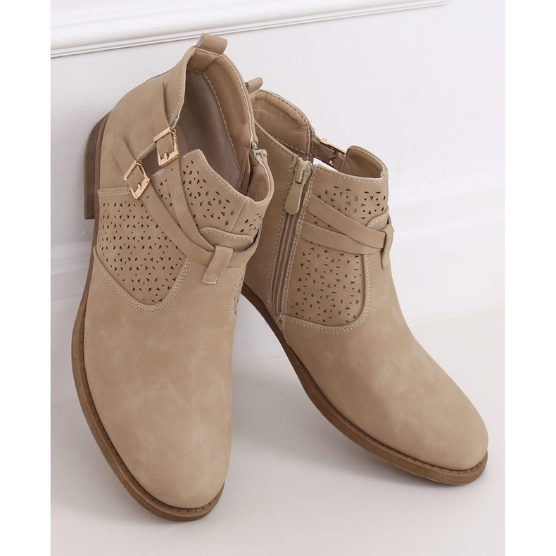 Beige sko til kvinder CH2003 Beige brun 2