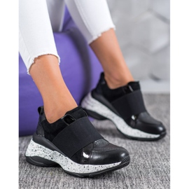 Bestelle Slip-on sneakers på platformen sort 1