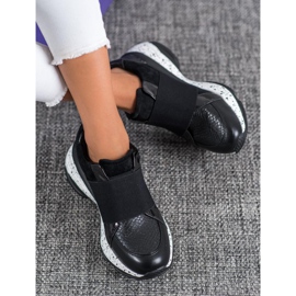 Bestelle Slip-on sneakers på platformen sort 2