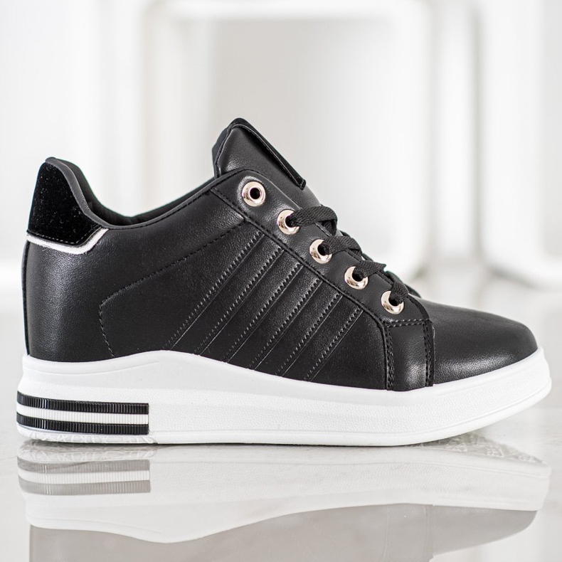 SHELOVET Sorte Wedge sneakers 2