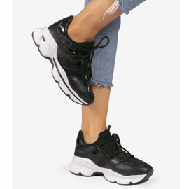 Sorte Lycra sneakers C947 2