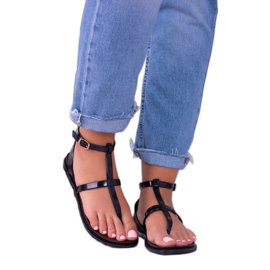 Lu Boo Sandaler Romans, japansk Lento Sort 2