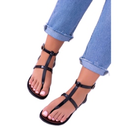 Lu Boo Sandaler Romans, japansk Lento Sort 1