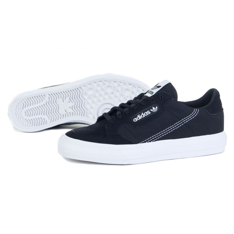 Adidas Continental Vulc Jr EF9451 sko sort 1