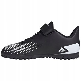 Adidas Predator 20.4 H&amp;L Tf Jr FW9225 fodboldstøvler hvid sort 2