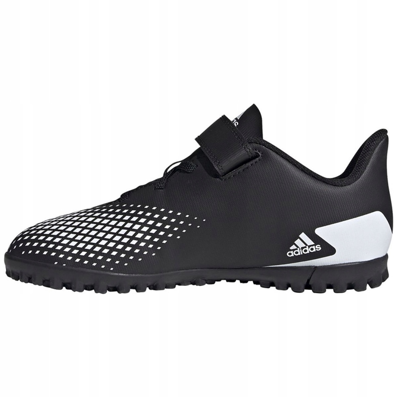 Adidas Predator 20.4 H&amp;L Tf Jr FW9225 fodboldstøvler hvid sort 2