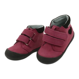 Velcro sko hjerte Mazurek 1341 klar / sort rød 2