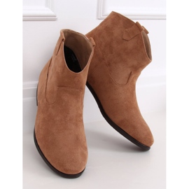 Flade beige cowboystøvler TX-1876 1