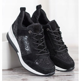 Filippo Sort læder sneakers 1