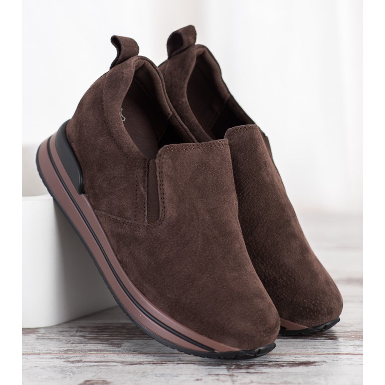 Filippo Læder-slip-on sko brun 1