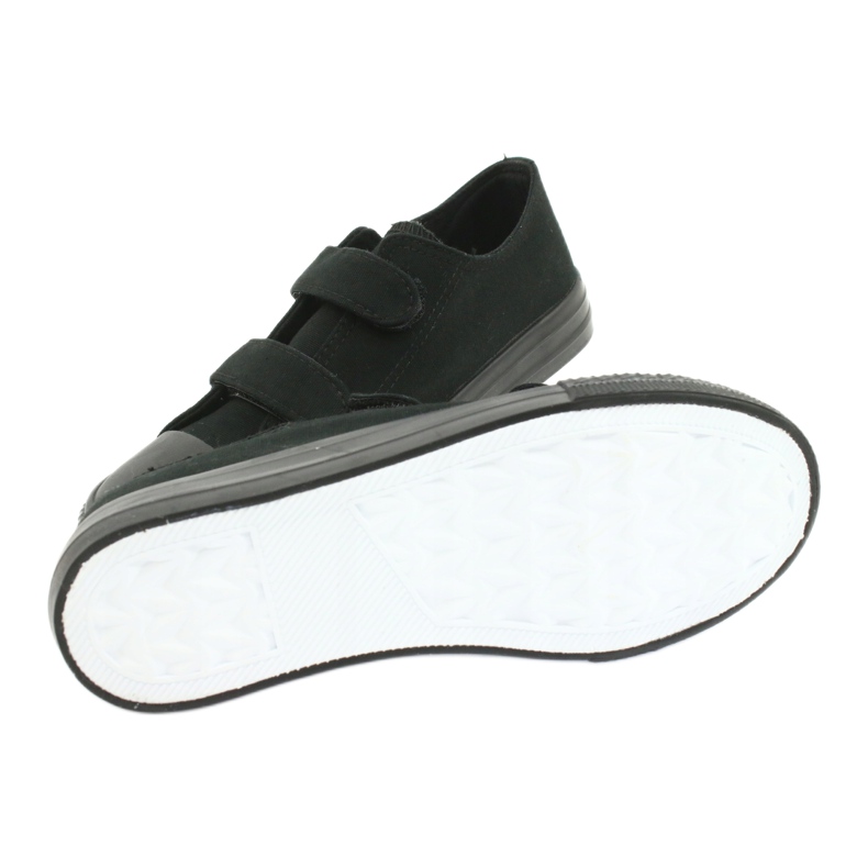 Atletico Sort velcro sneakers TDZ-7-V 4