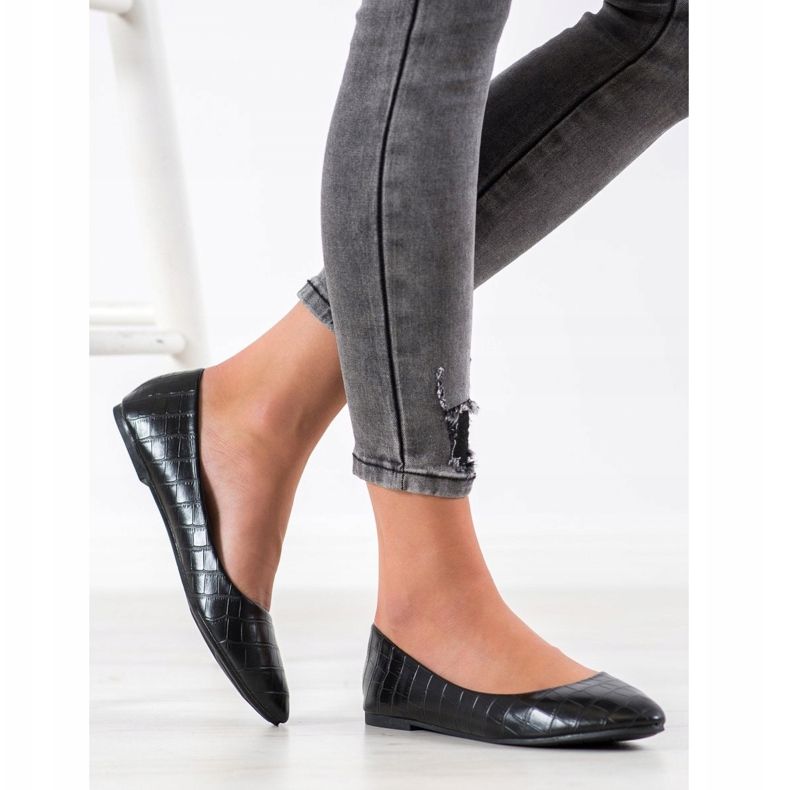 Weide Ballerina i Spitz sort 2