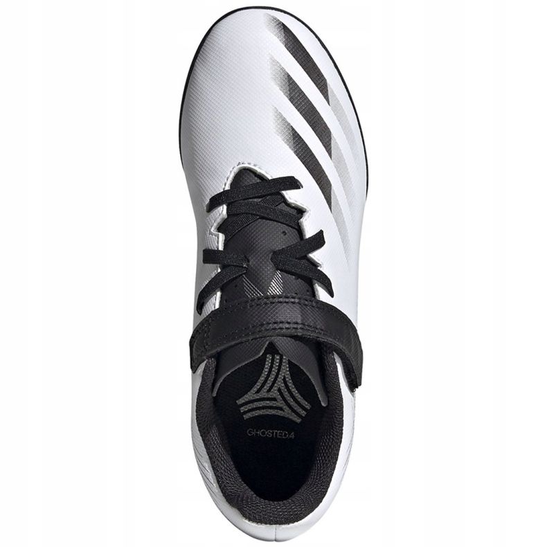 Adidas X GHOSTED.4 H&amp;L Tf Jr FW9573 fodboldstøvler flerfarvet hvid 1