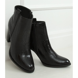 Sorte Snakeskin høje hæle UK10 Sort 1