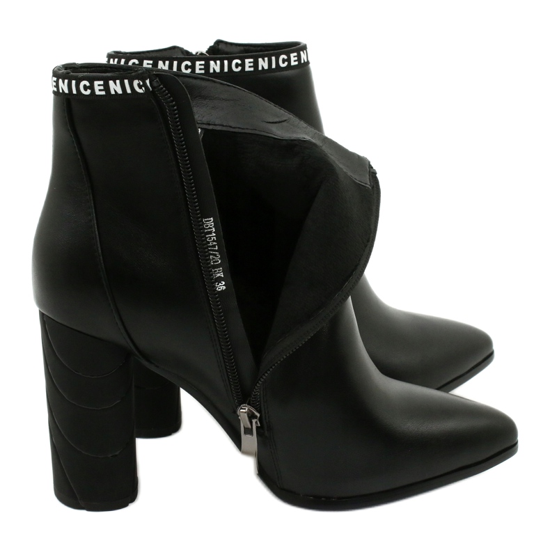 Filippo Women's Eco-Leather Boots Black DBT1547/20 BK sort 3