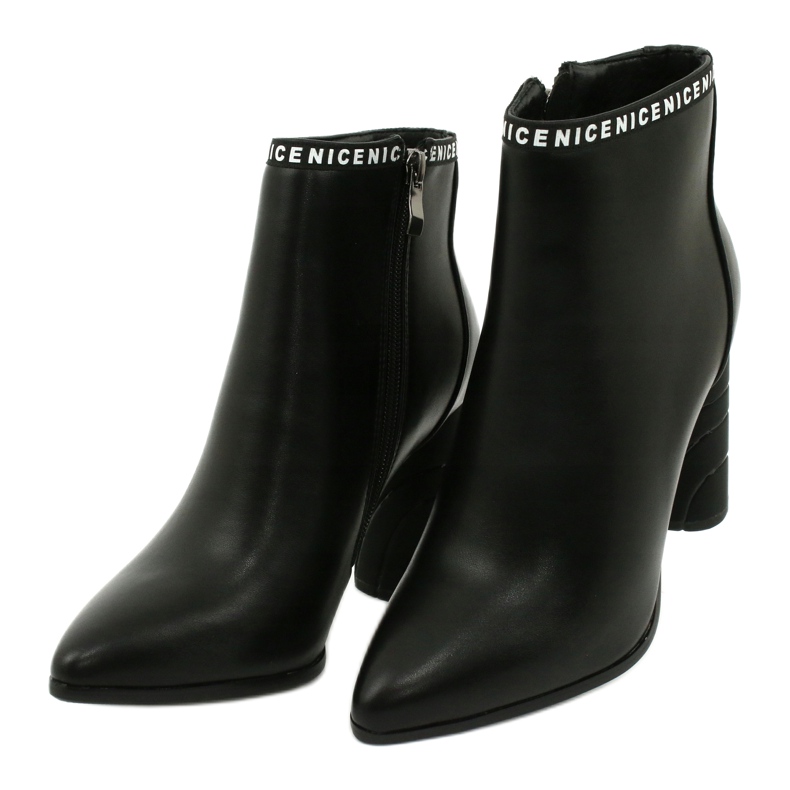 Filippo Women's Eco-Leather Boots Black DBT1547/20 BK sort 2