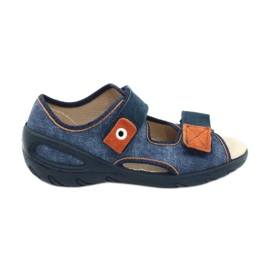 Befado børnesko pu 065X140 marineblå 1