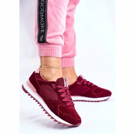 Kvinders sportssko Sneakers Big Star Burgundy GG274522 rød 1