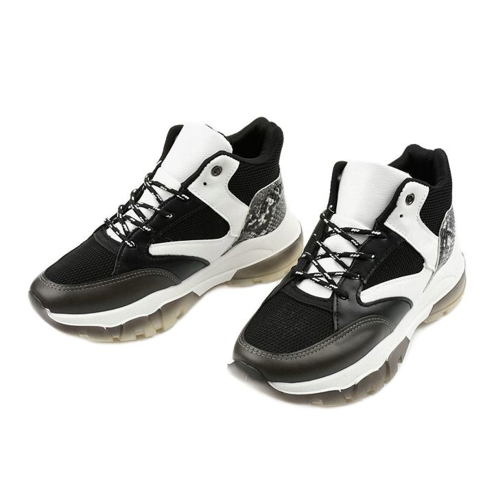 Sort Barettos slip-on sneakers hvid 2
