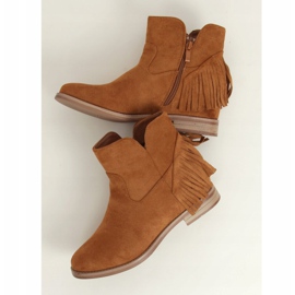Støvler i stil med boho kamel 1515 Camel brun 1
